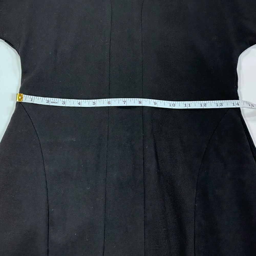 Rag And Bone Black 3/4 Sleeve Structured Stretch … - image 7